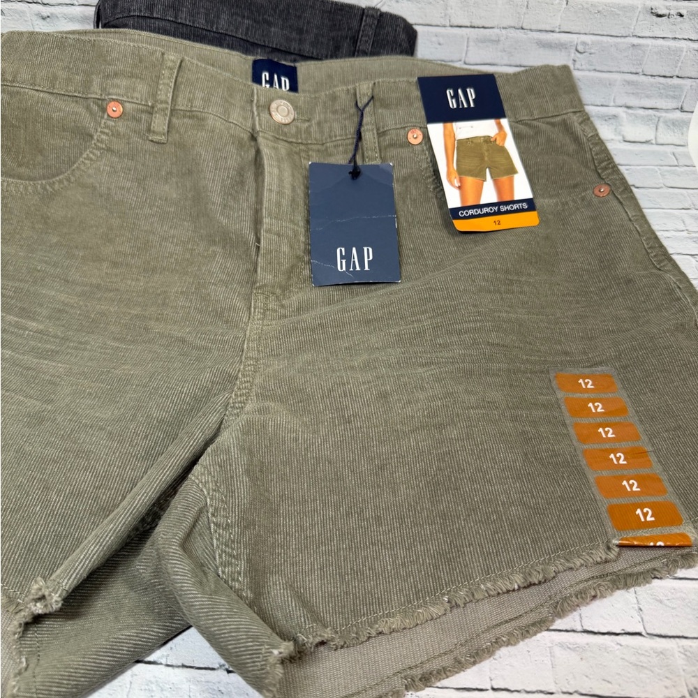 GAP Charcoal Gray Corduroy Shorts